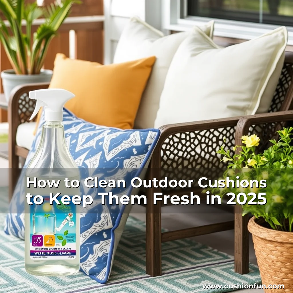 Read more about the article How to Clean Outdoor Cushions to Keep Them Fresh in 2025
