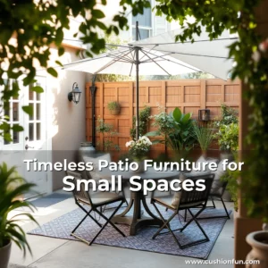 Read more about the article Timeless Patio Furniture for Small Spaces