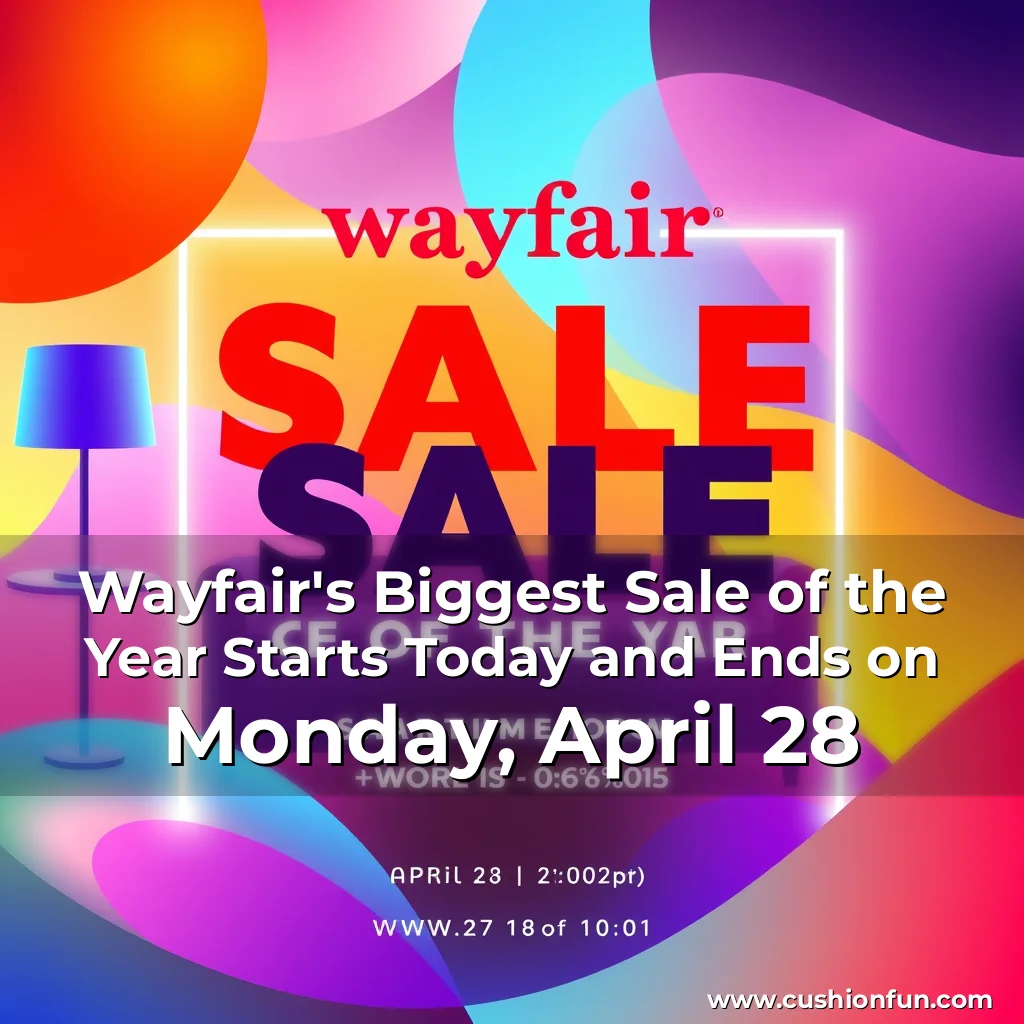 You are currently viewing Wayfair’s Biggest Sale of the Year Starts Today and Ends on Monday, April 28