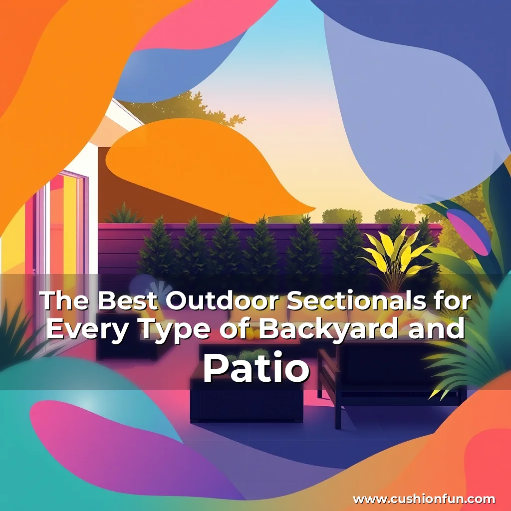 You are currently viewing The Best Outdoor Sectionals for Every Type of Backyard and Patio