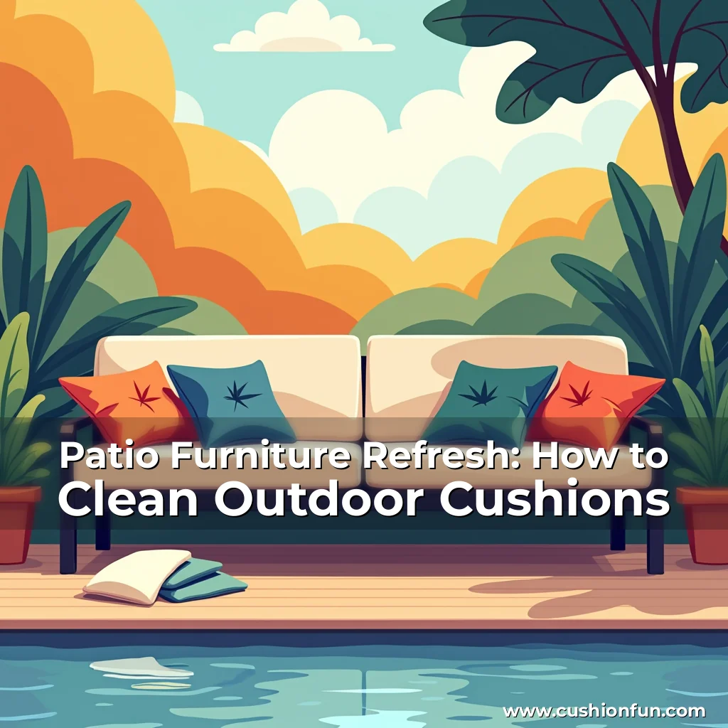 Read more about the article Patio Furniture Refresh: How to Clean Outdoor Cushions