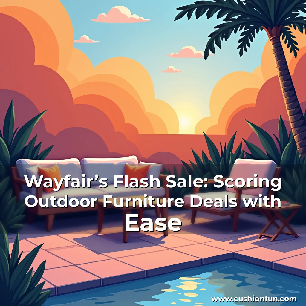 Read more about the article Wayfair’s Flash Sale: Scoring Outdoor Furniture Deals with Ease