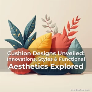 Artistic representation for Cushion Designs Unveiled: Innovations, Styles & Functional Aesthetics Explored