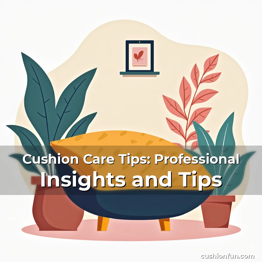 Read more about the article Cushion Care Tips: Professional Insights and Tips