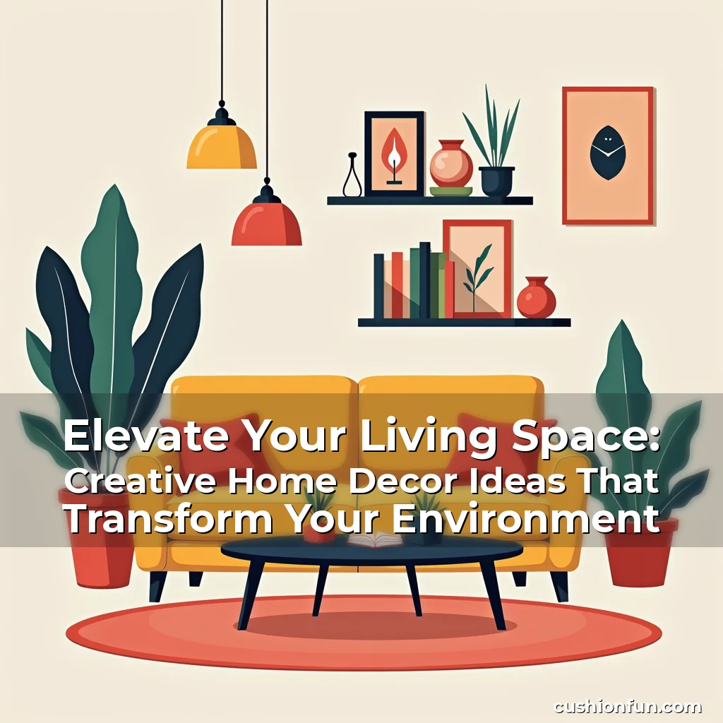 Read more about the article Elevate Your Living Space: Creative Home Decor Ideas That Transform Your Environment