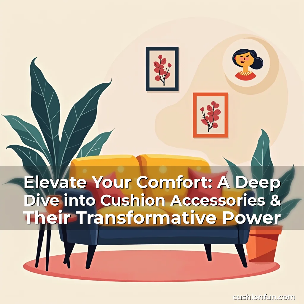 Read more about the article Elevate Your Comfort: A Deep Dive into Cushion Accessories & Their Transformative Power