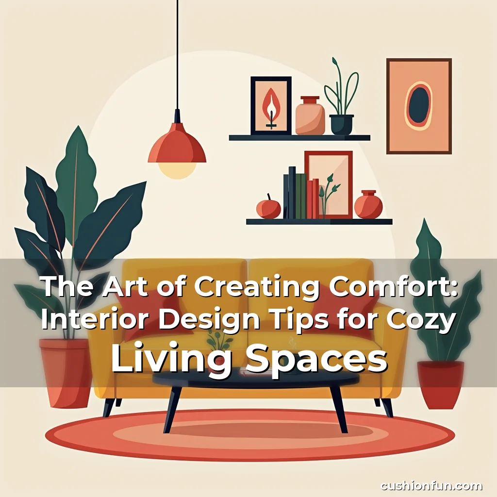 Read more about the article The Art of Creating Comfort: Interior Design Tips for Cozy Living Spaces