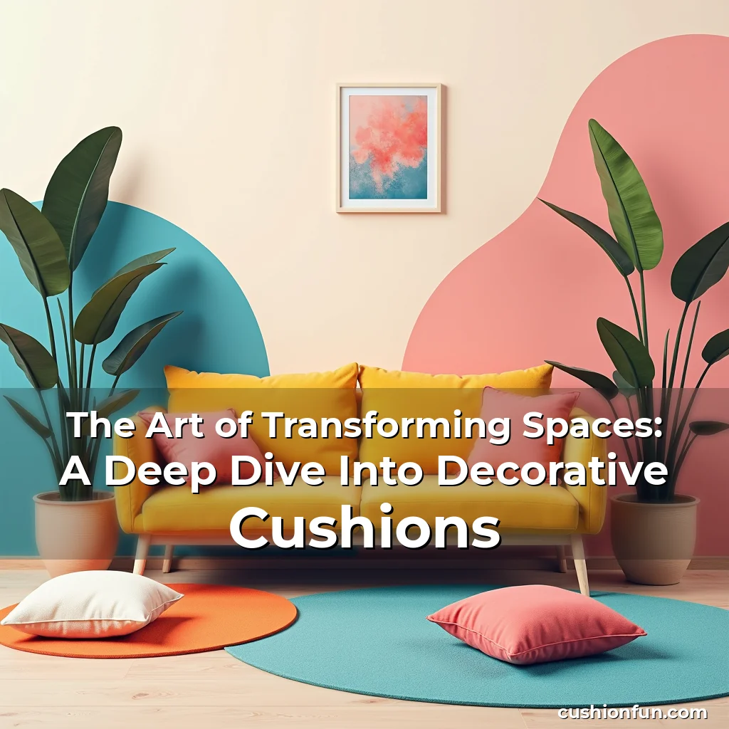 Read more about the article The Art of Transforming Spaces: A Deep Dive Into Decorative Cushions