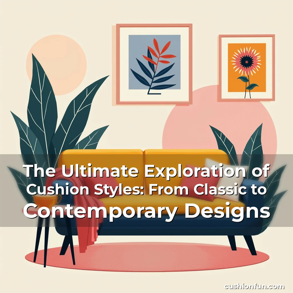 Read more about the article The Ultimate Exploration of Cushion Styles: From Classic to Contemporary Designs