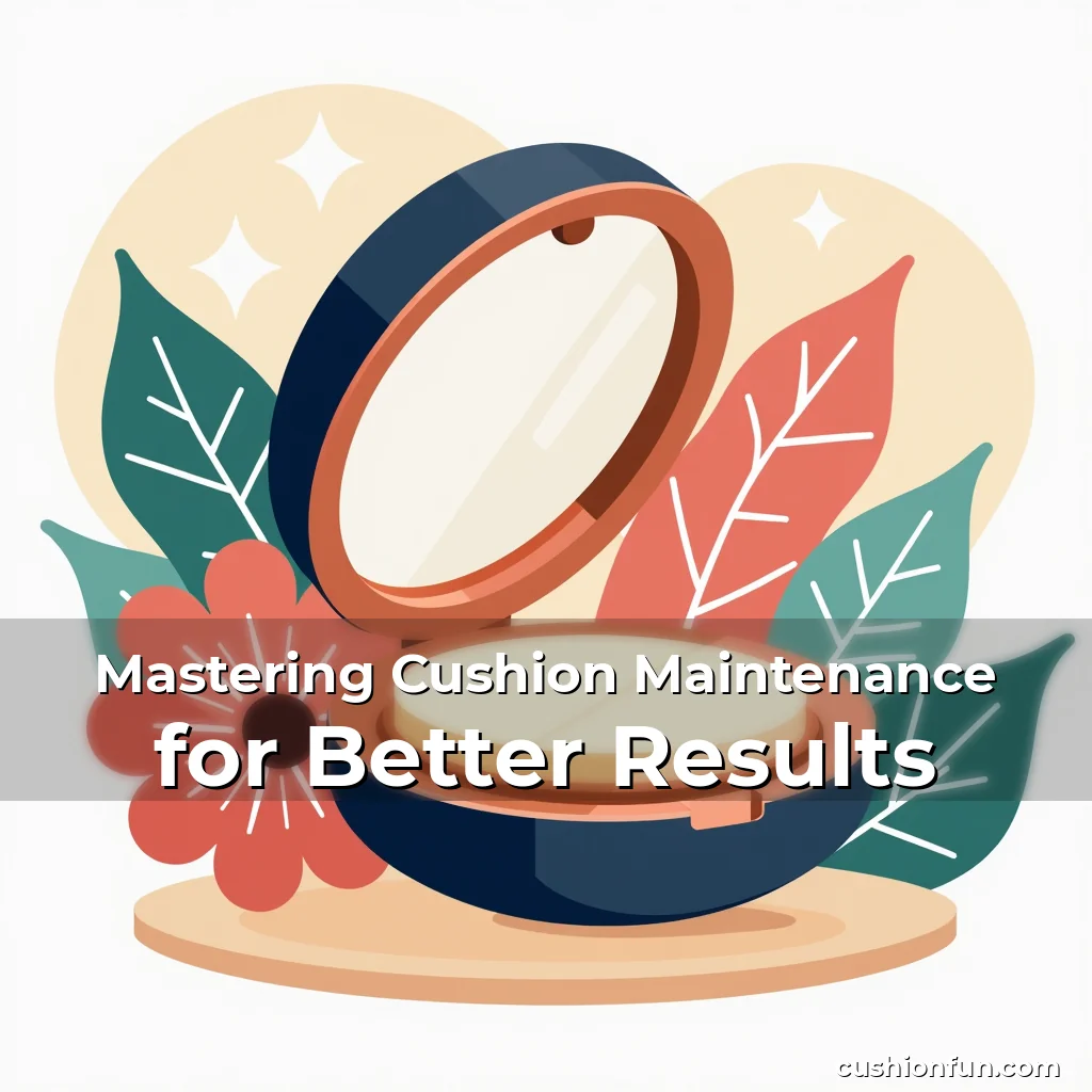 Read more about the article Mastering Cushion Maintenance for Better Results