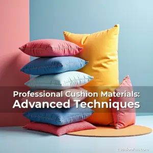 Artistic representation for Professional Cushion Materials: Advanced Techniques