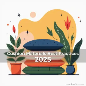 Artistic representation for Cushion Materials Best Practices 2025