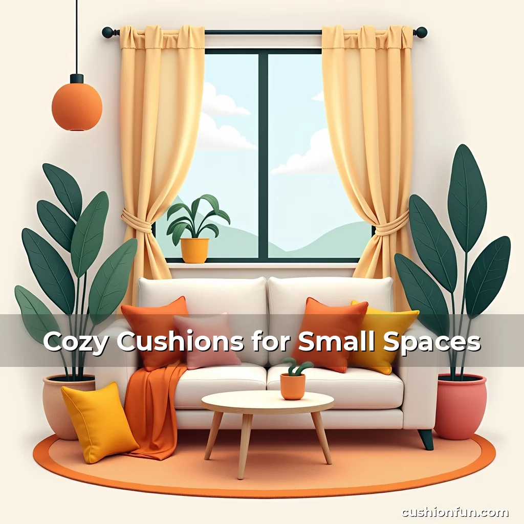 Artistic representation for Cozy Cushions for Small Spaces