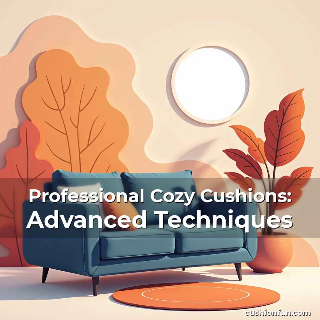 Artistic representation for Professional Cozy Cushions: Advanced Techniques
