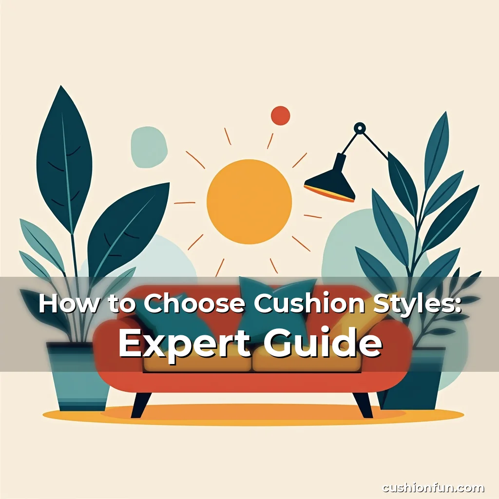 Artistic representation for How to Choose Cushion Styles: Expert Guide