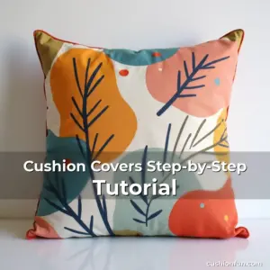 Artistic representation for Cushion Covers Step-by-Step Tutorial