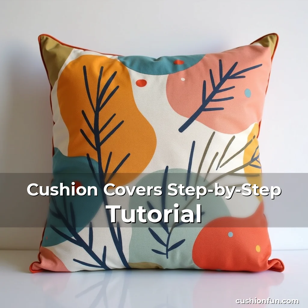 Artistic representation for Cushion Covers Step-by-Step Tutorial