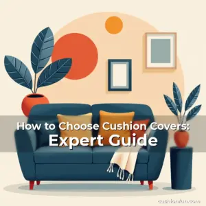 Artistic representation for How to Choose Cushion Covers: Expert Guide