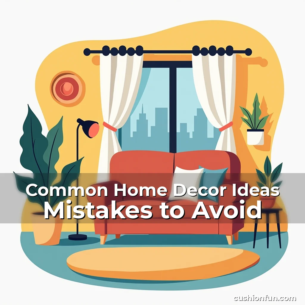 Artistic representation for Common Home Decor Ideas Mistakes to Avoid