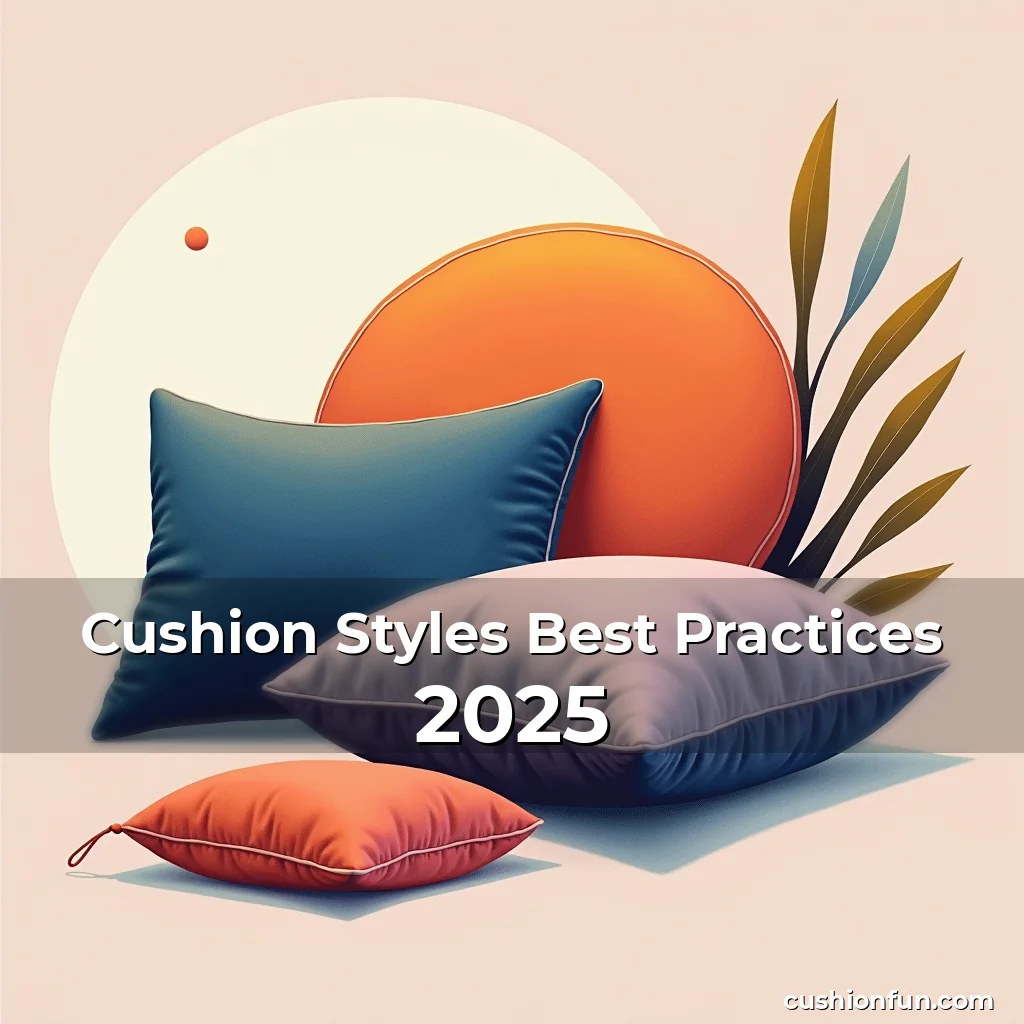 Artistic representation for Cushion Styles Best Practices 2025