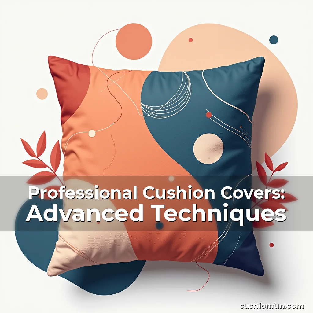Artistic representation for Professional Cushion Covers: Advanced Techniques