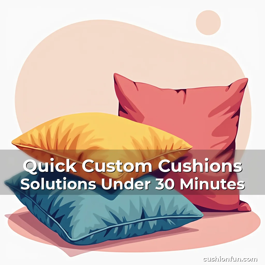 Quick Custom Cushions Solutions Under 30 Minutes