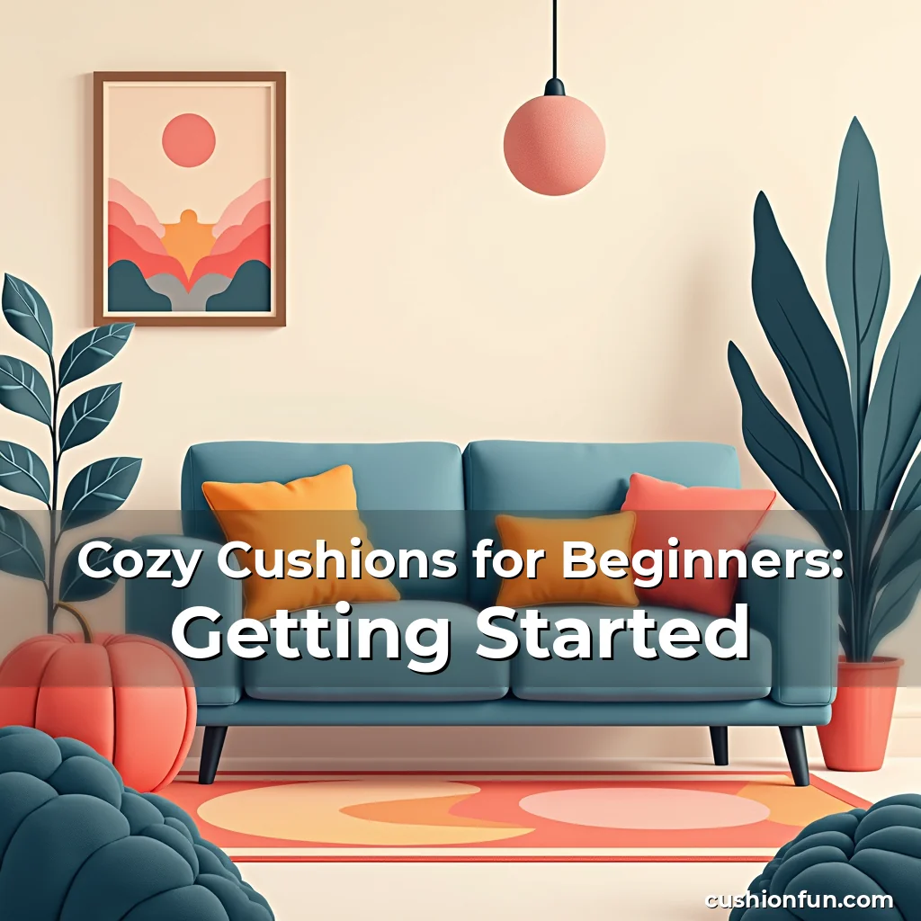 Artistic representation for Cozy Cushions for Beginners: Getting Started