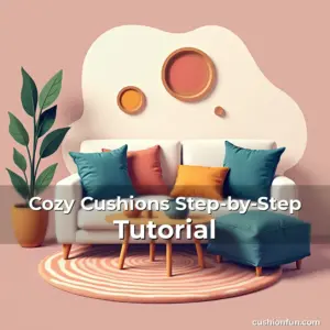Artistic representation for Cozy Cushions Step-by-Step Tutorial
